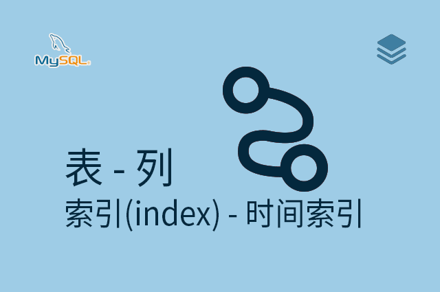 表 - 列 - 索引(index) - 时间索引