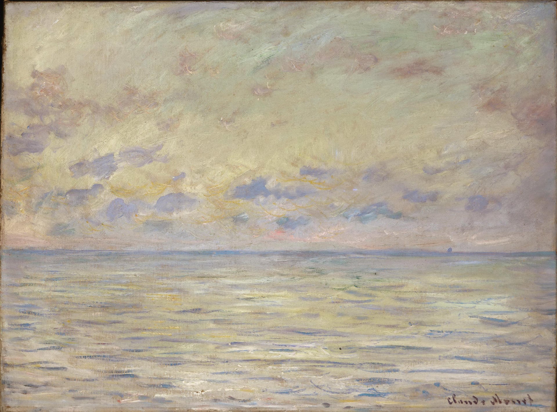 海景画 - 未命名 - 展现海面与天空交融景 