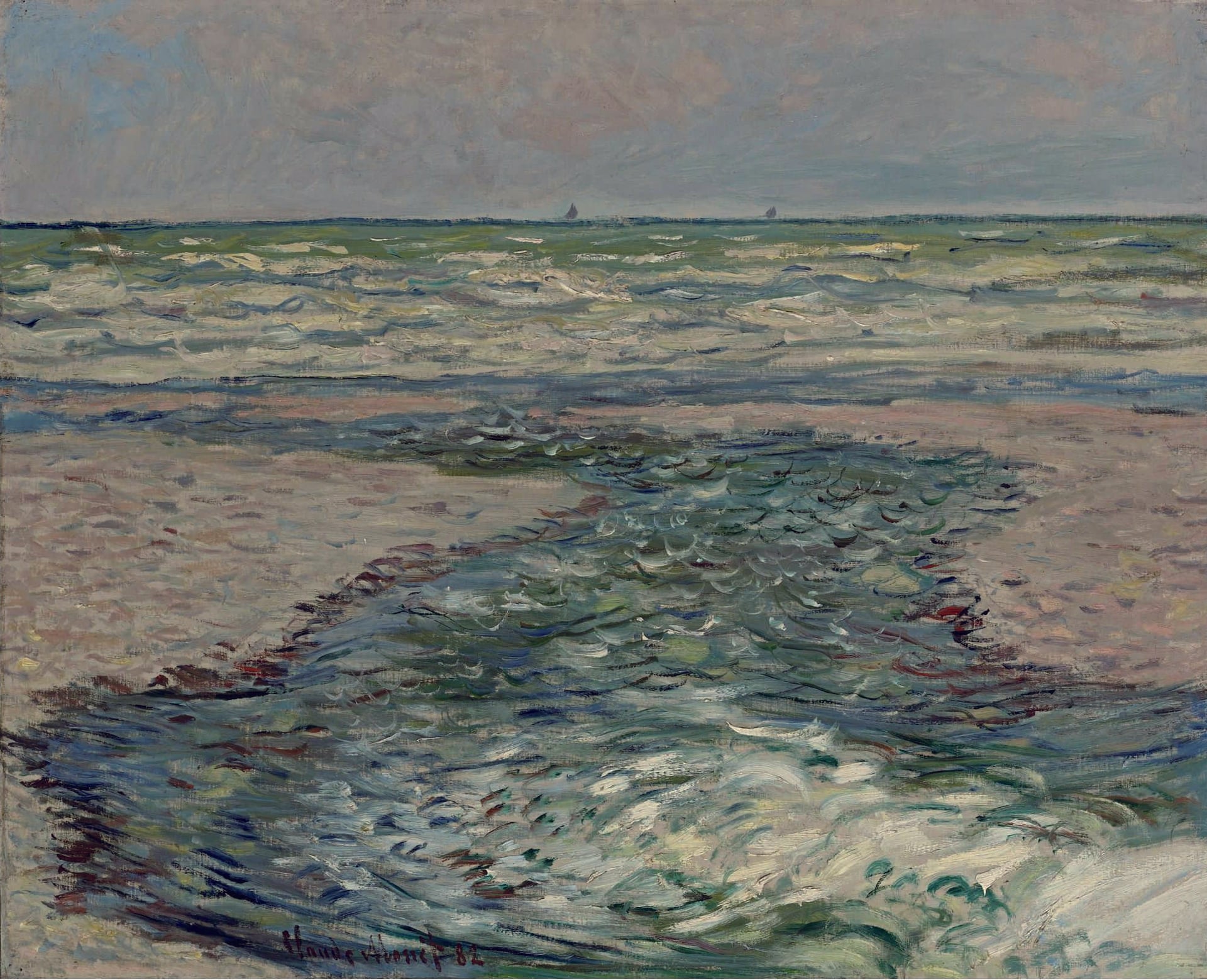 海景画 - 未知名海景画作 - 展现海洋动态与色彩 