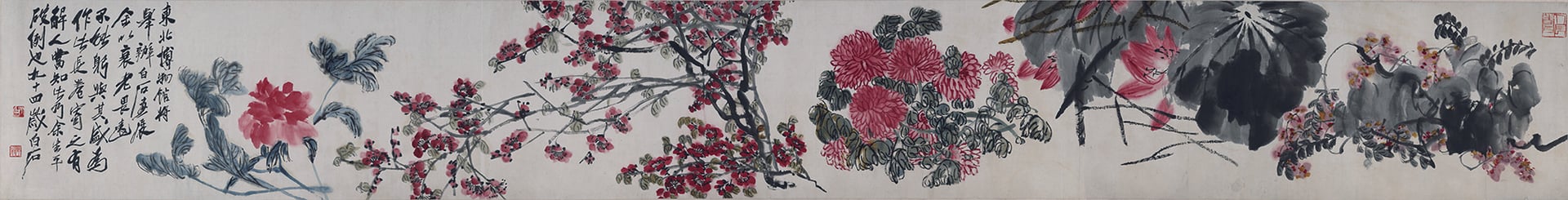 花鸟画 - 未提及名字 - 绘多样花卉尽显生机 