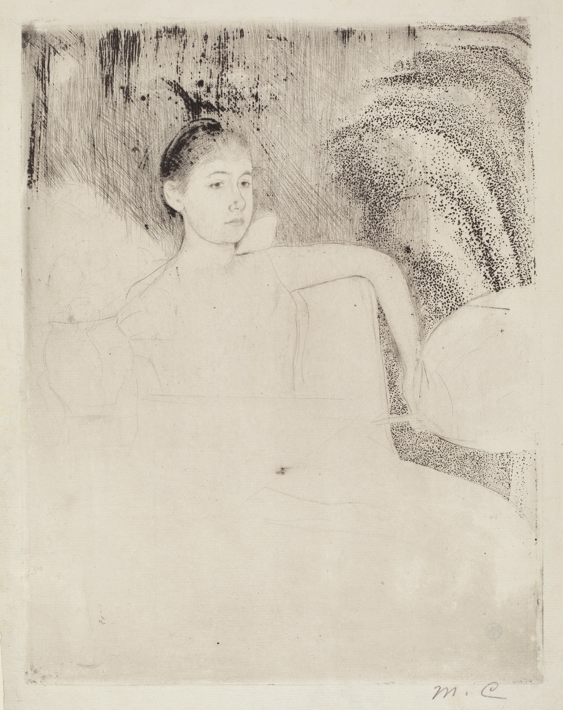 女性生活场景主题 - 无明确名字 - 描绘女性闲适姿态画面 