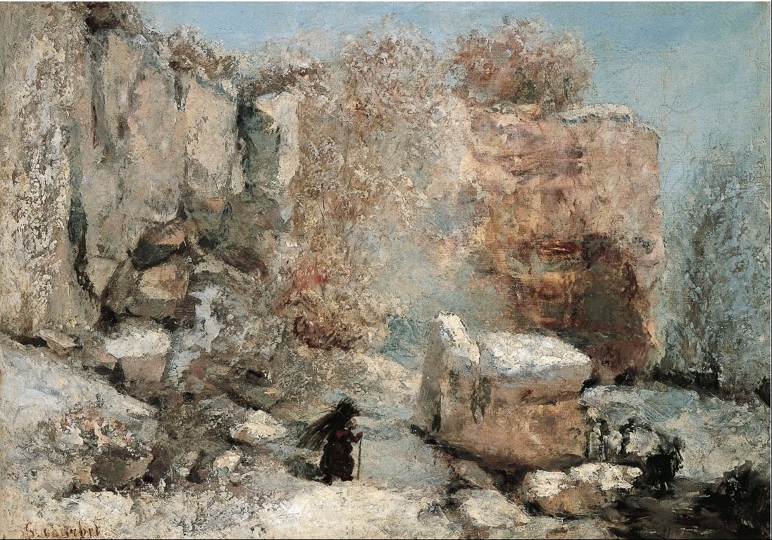 自然风景描绘主题 - 未知 - 展现岩石旁的自然景致 