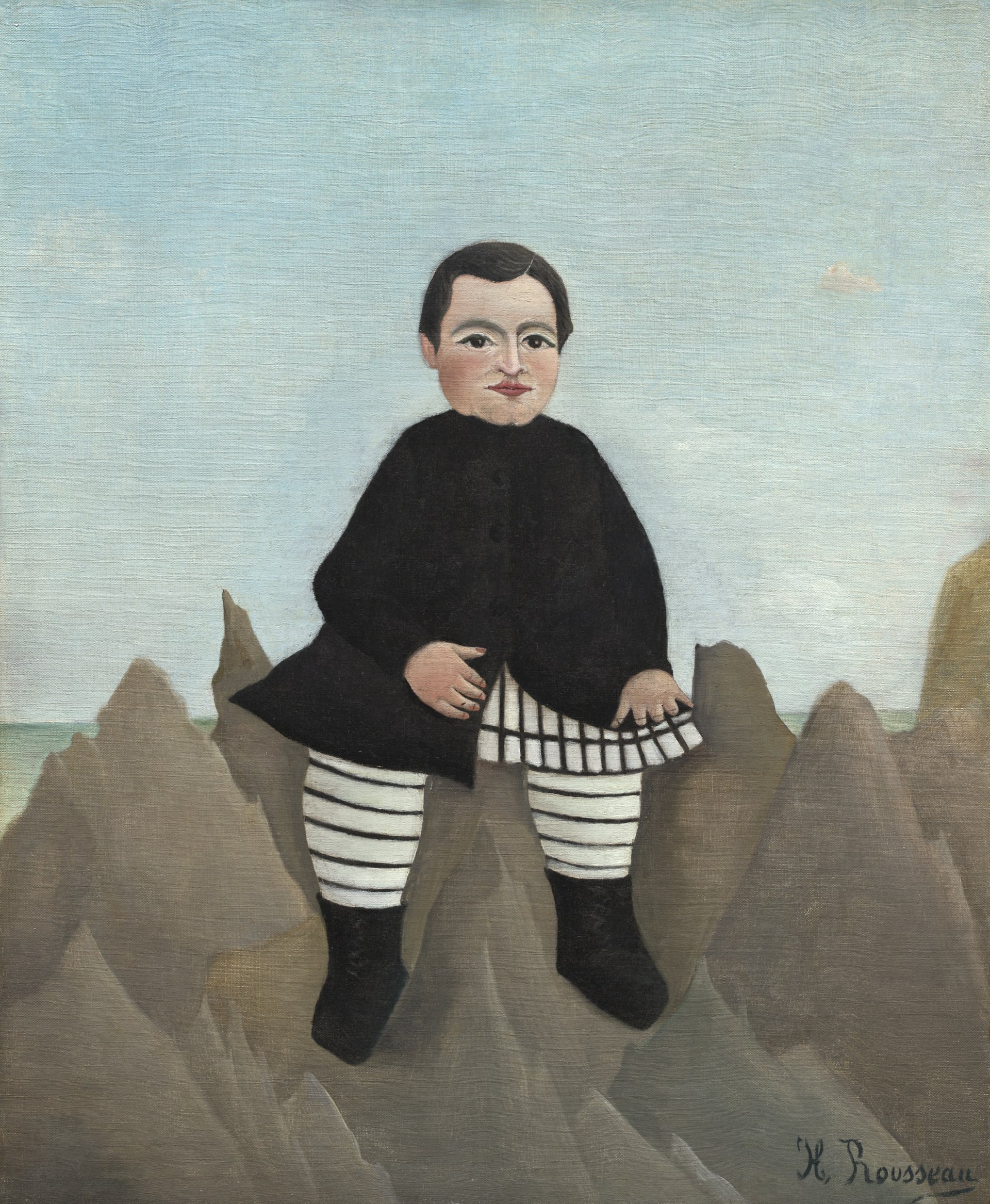 独特绘画风格主题 - 未知作品 - 风格独特的人物绘画 