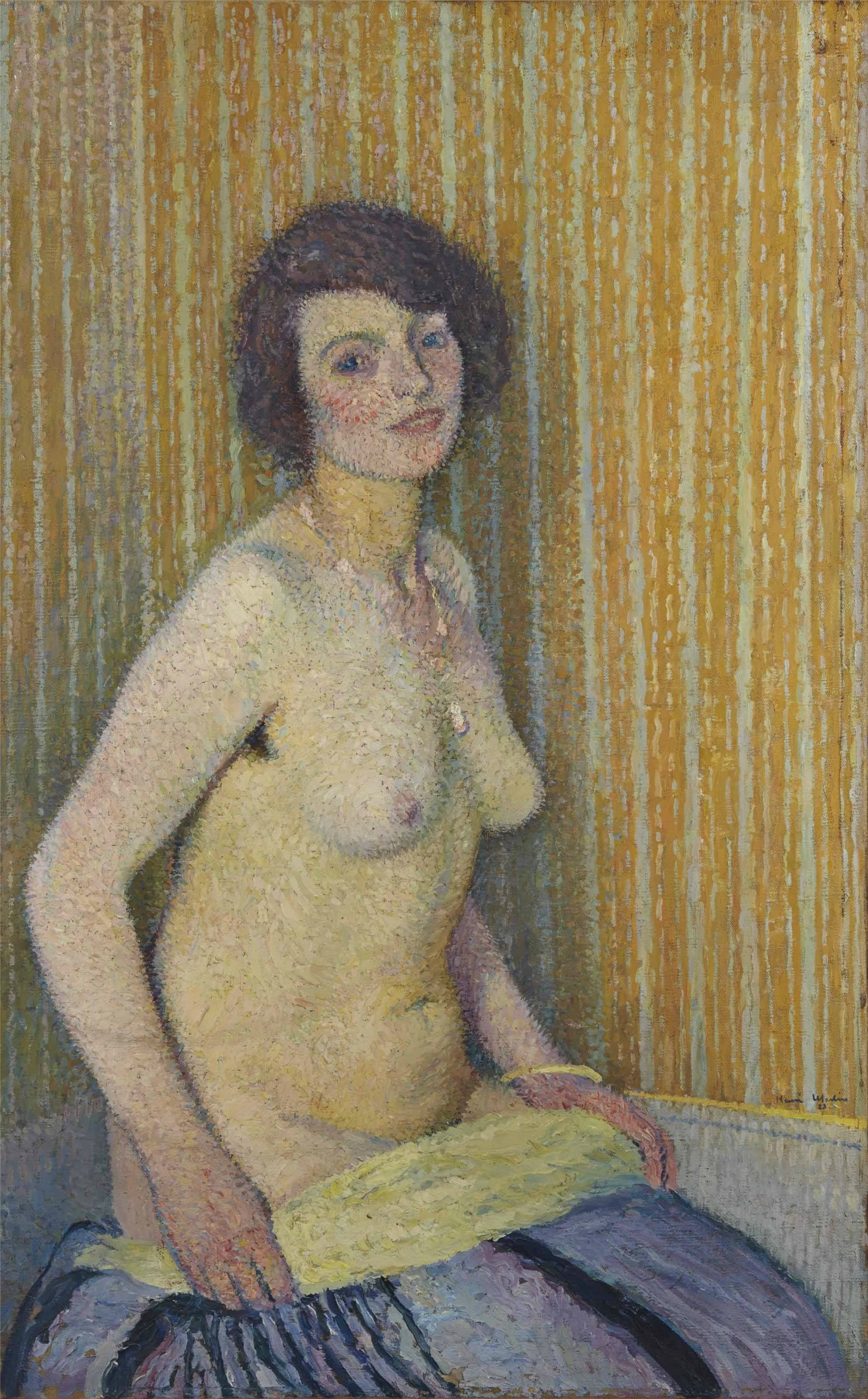 其他 - 无题（女性裸体画作） - 展现裸体女性姿态与神情 