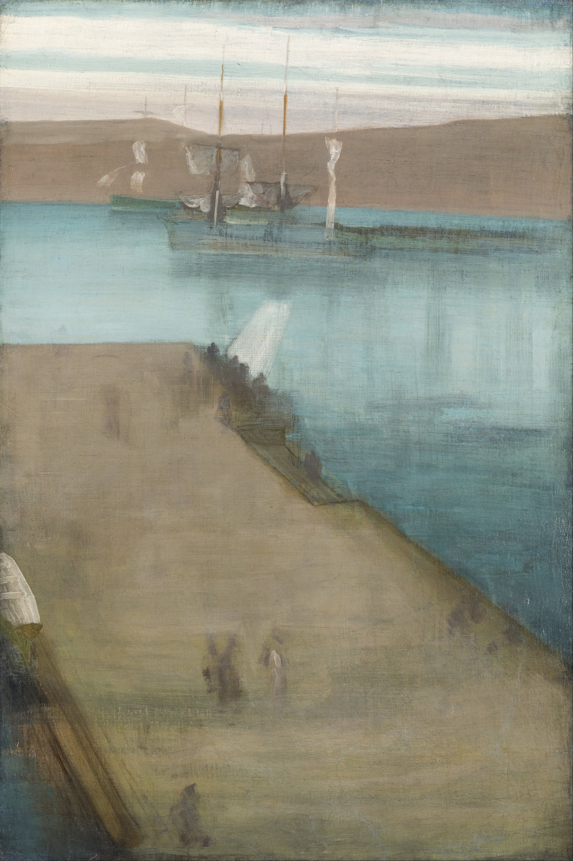 其他 - 无明确名称 - 海边船只与岸景画面 