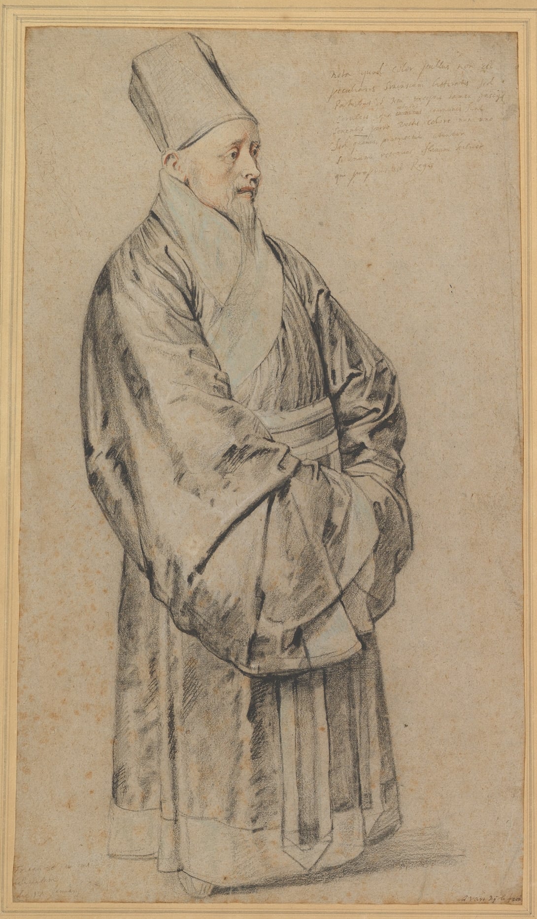 其他 - 佚名人物肖像画 - 绘古代着装人物姿态 