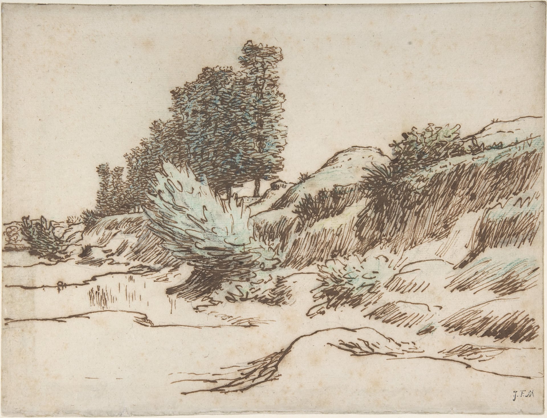 其他 - 无题 - 手绘自然风景简笔勾勒 