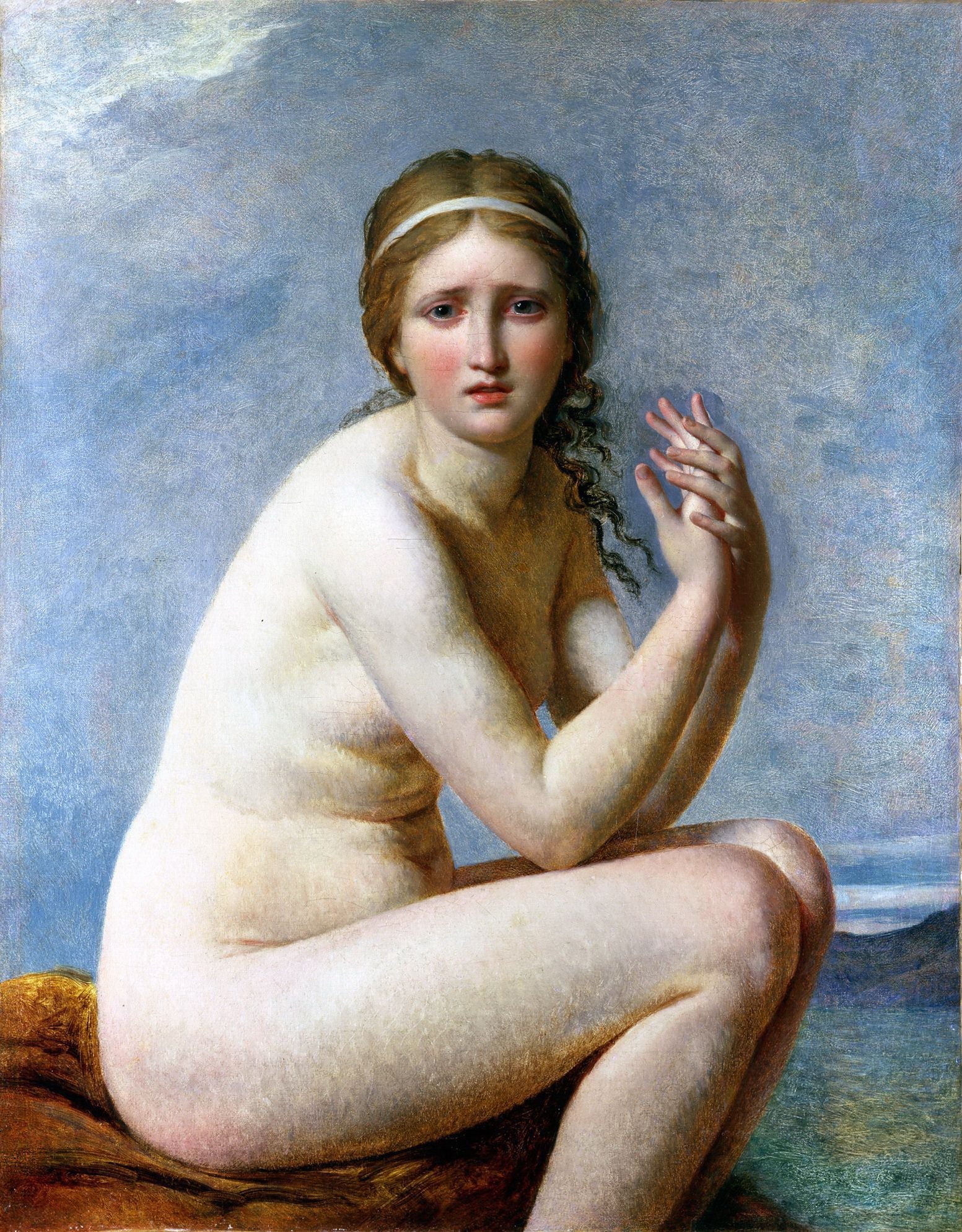 其他 - 坐姿裸女 - 描绘裸女坐姿神态画面 