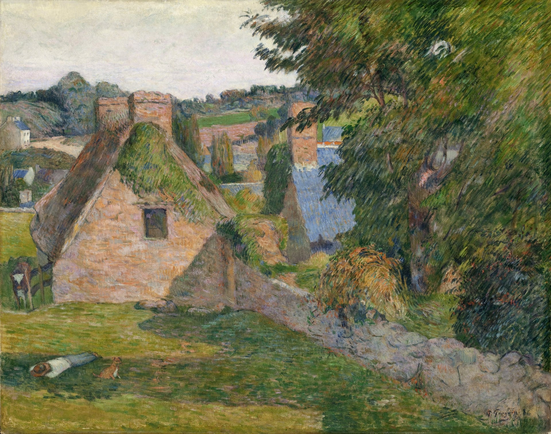 其他 - 未知名乡村风景画作 - 展现宁静乡村景致画面 