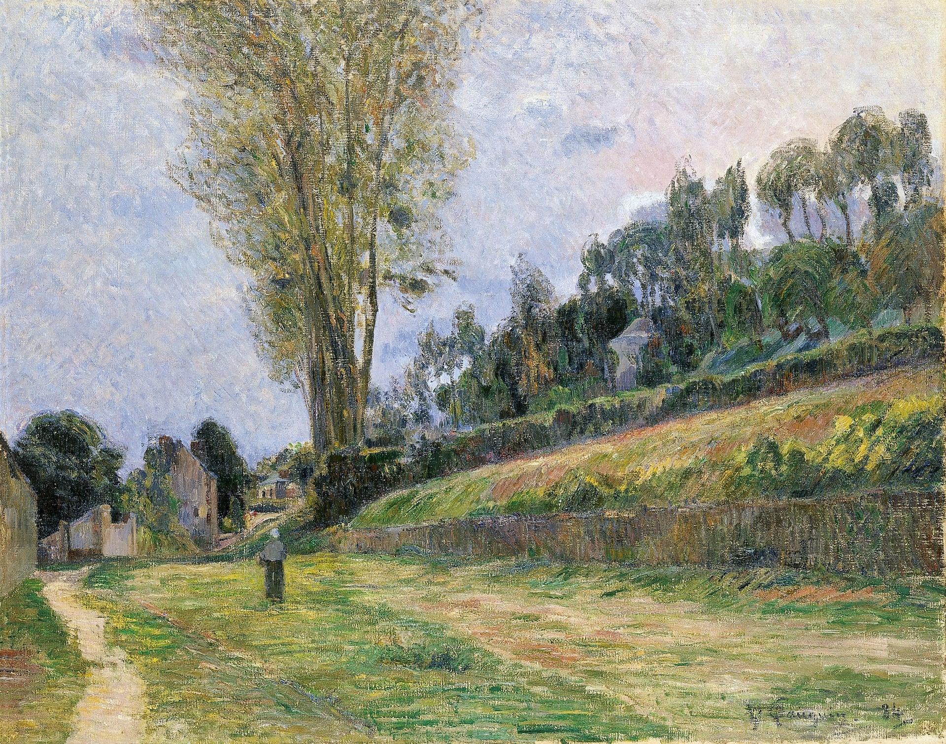 其他 - 未知名乡村风景画作 - 乡村景致展现自然氛围 