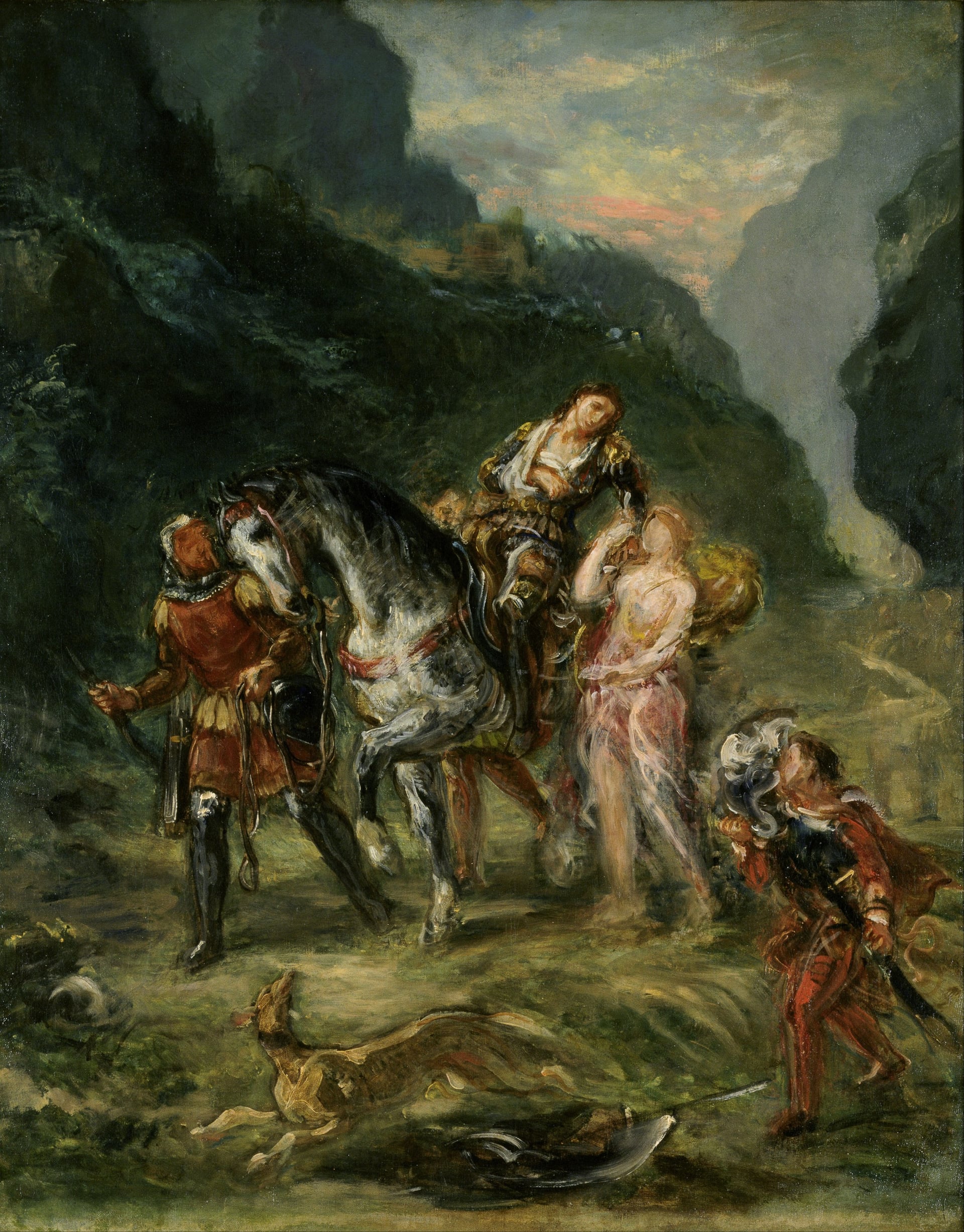 画面戏剧冲突主题 - 无明确作品名 - 描绘人物间紧张冲突场景 